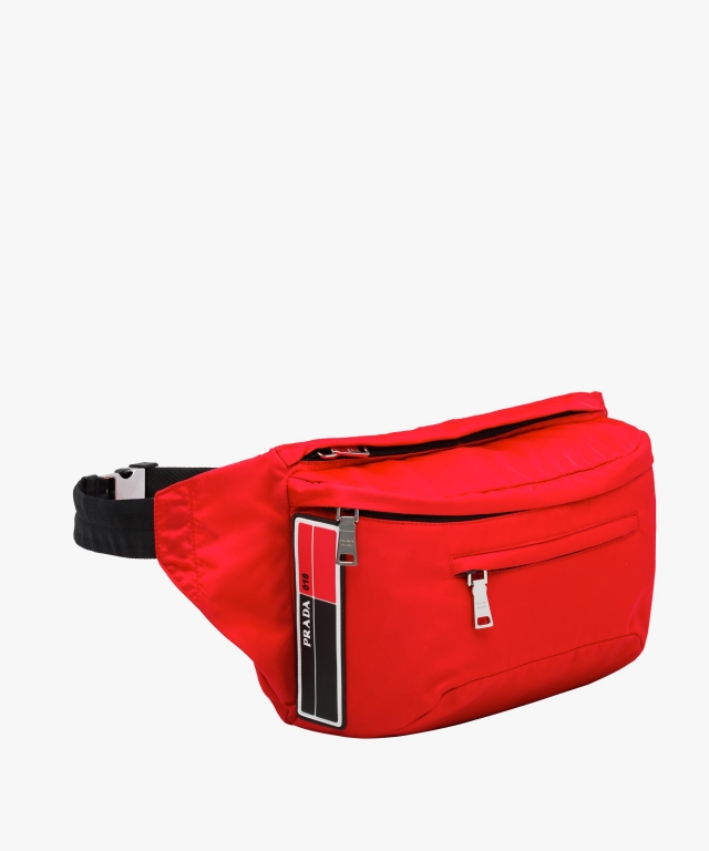 prada-RED-Nylon-Belt-Bag