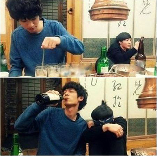 Jung Joon Young and Roy Kim enjoy a fun night out