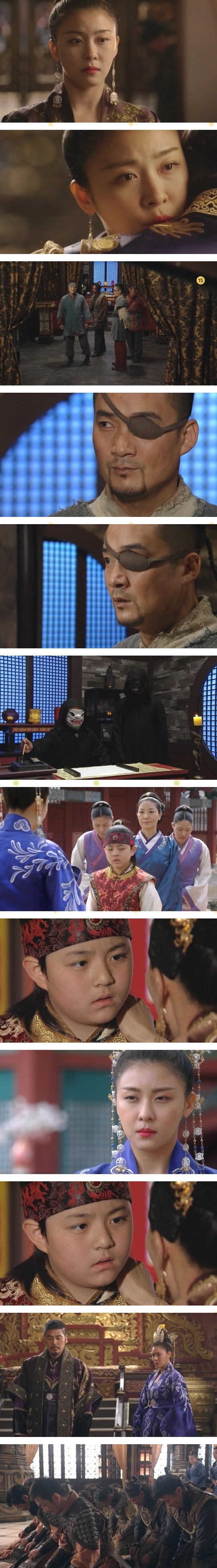 episode 42 captures for the Korean drama 'Empress Qi'