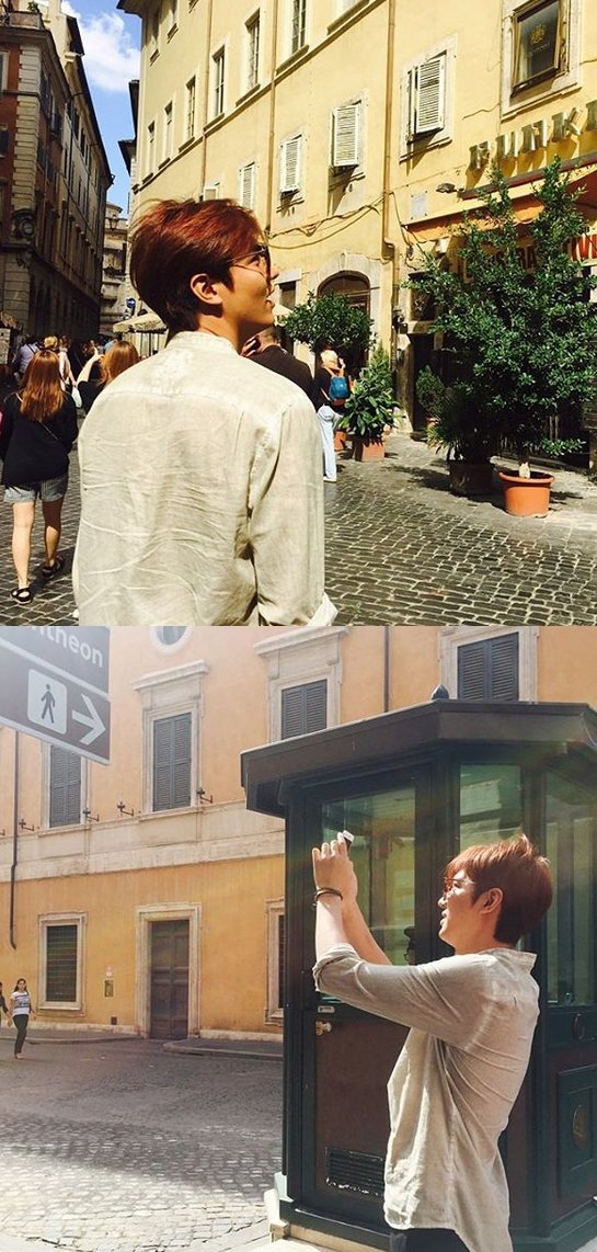 Lee Min-ho shares his heartwarming travel photos form Italy