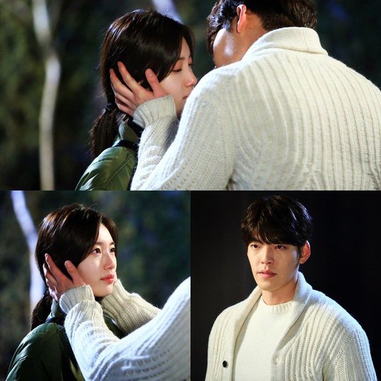 &quot;Uncontrollably Fond&quot; Kim Woo-bin and Suzy kissing