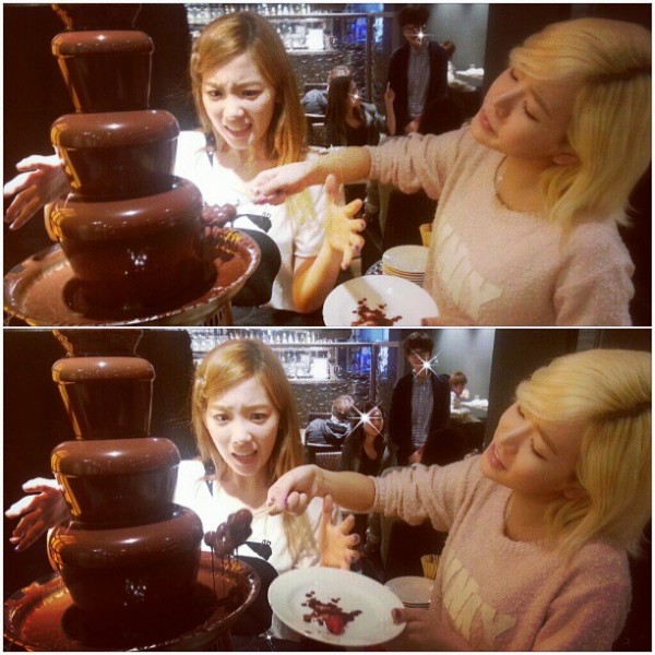 Girls&rsquo; Generation&rsquo;s Taeyeon turns into a vampire for chocolate fondue