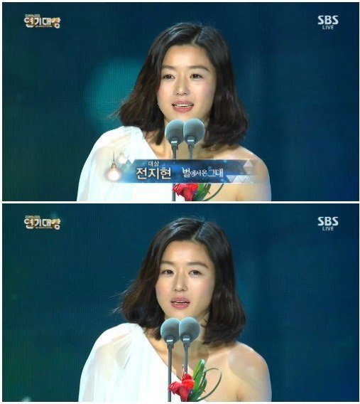Jeon Ji-hyeon wins big at SBS awards