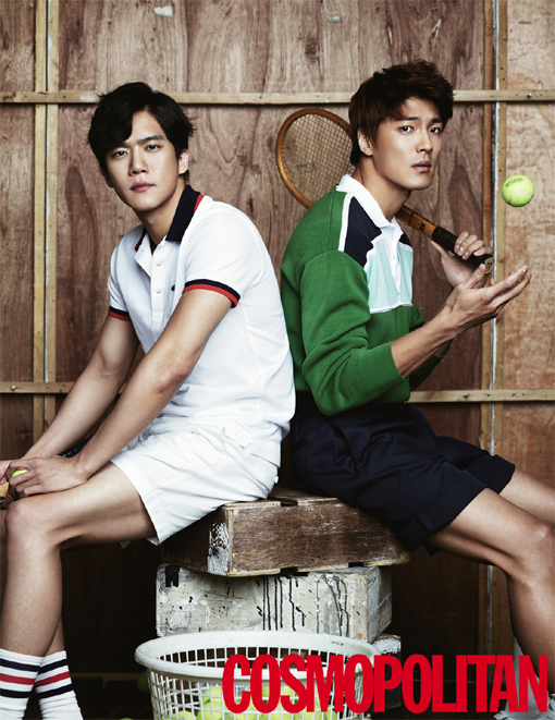 Ha Seok-jin and Lee Jae-yoon's Cosmopolitan photo shoot