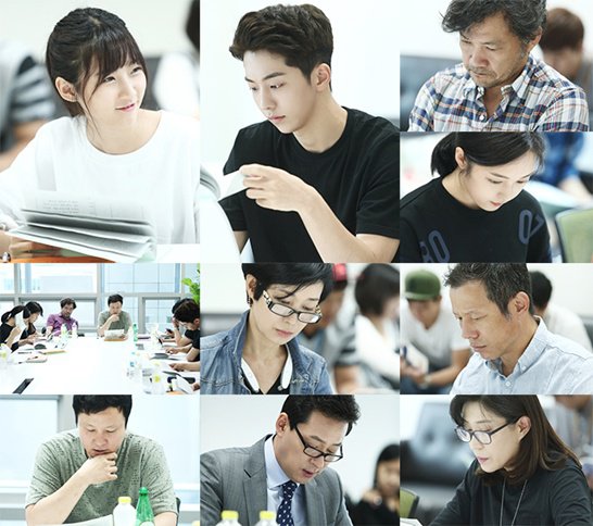 Nam Joo-hyeok and Kim Sae-ron at script reading session of 'Fancy Seduction'