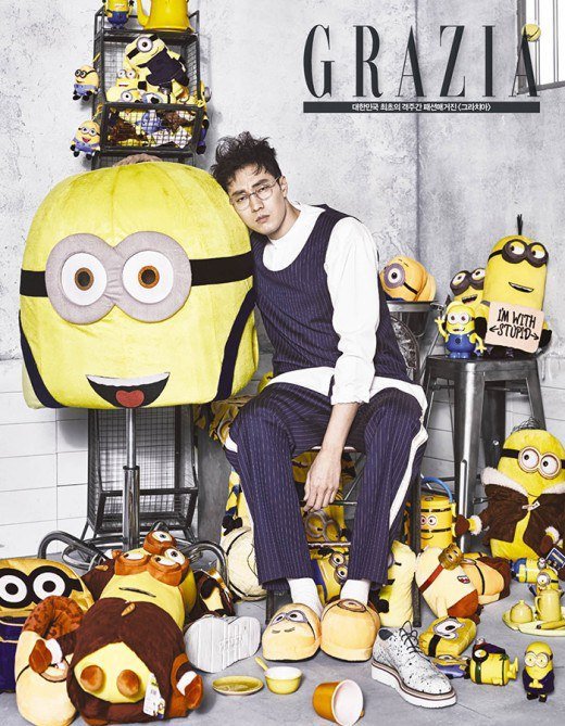 So Ji-sub's pictorial with his favorite character Minions
