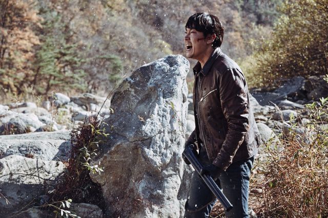 new Jo Jin-woong stills for the upcoming Korean movie &quot;The Hunt&quot;