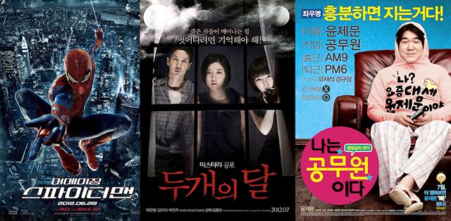 Korean Weekend Box Office 2012.07.13 ~ 2012.07.15