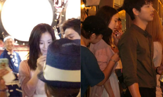 Song Joong-ki and Moon Chae-won shot in the middle of the making