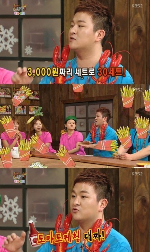 Huh Gak can eat 30 hamburger combos in one sitting?