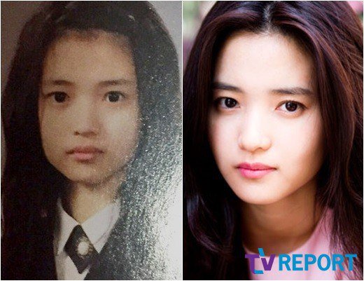 Kim Tae-ri's high school graduation photo