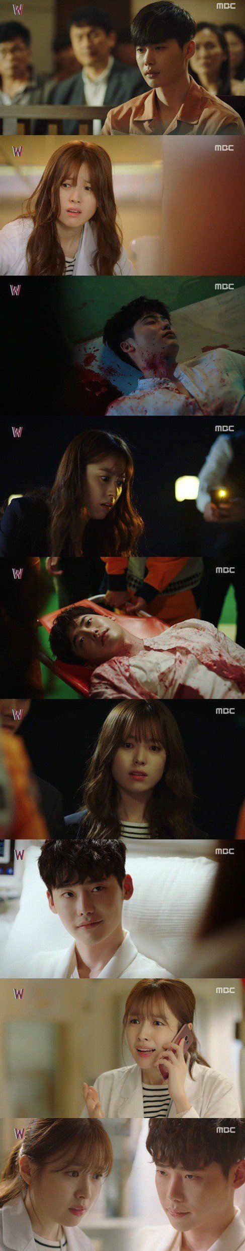 episode 1 captures for the Korean drama 'W'
