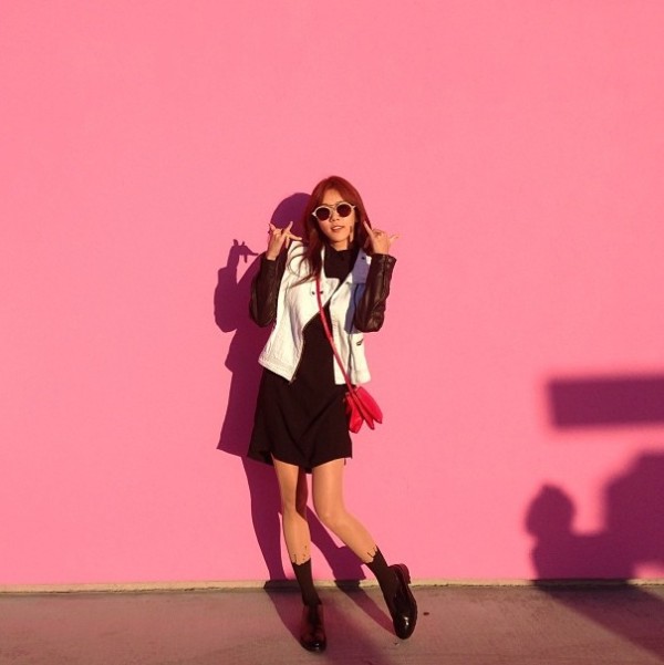 Son Dam Bi updates fans from Los Angeles