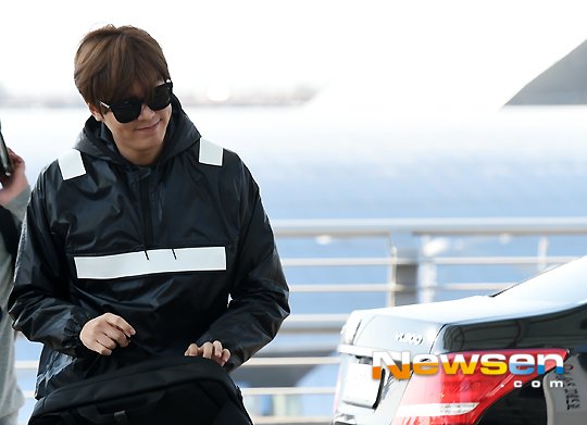 Lee Min-ho's way to the airport