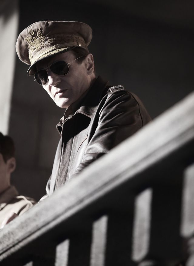 first Liam Neeson stills for the upcoming Korean movie &quot;Operation Chromite&quot;