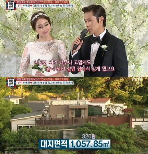Lee Byung-hun and Lee Min-jeong's investment in real estate