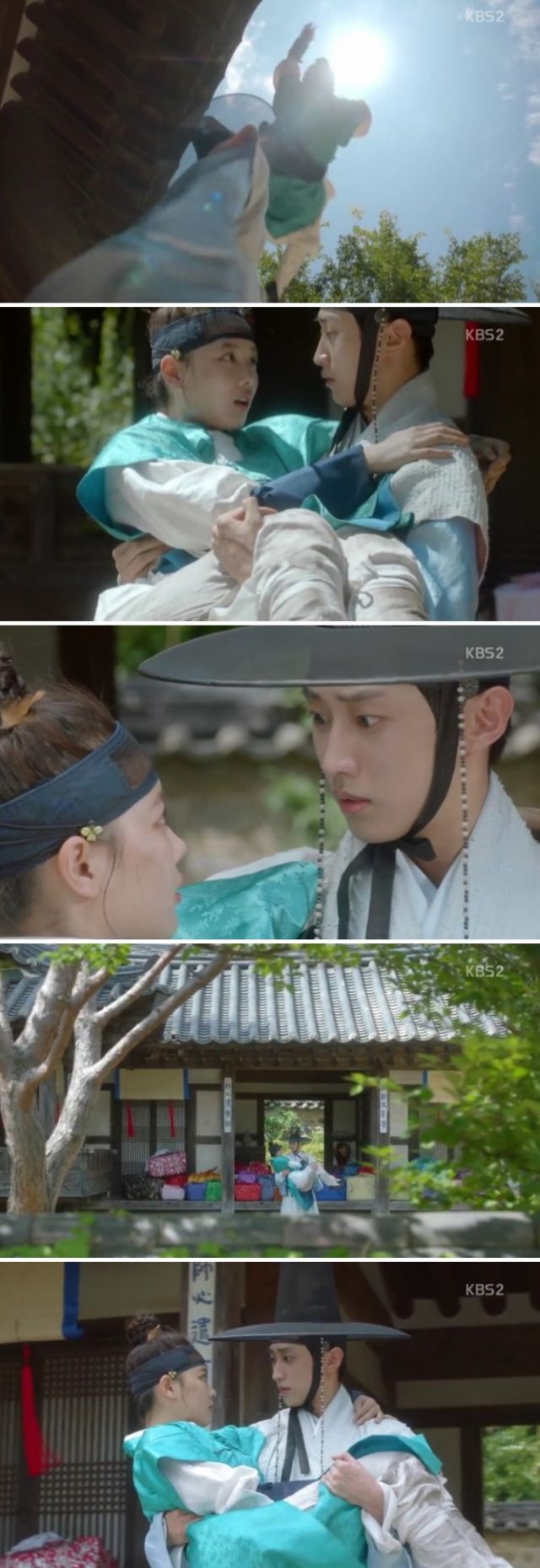episode 2 captures for the Korean drama 'Moonlight Drawn by Clouds'